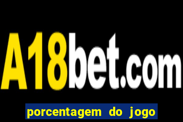 porcentagem do jogo fortune tiger